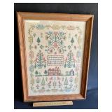 Religious cross stitch