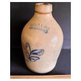 Satterlee and mory stone ware jug missing handle