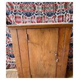 Primitive hanging cupboard/top