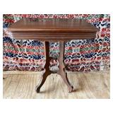 Victorian walnut table