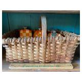 Large oak basket