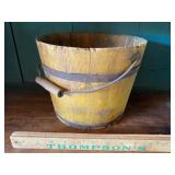 Nice early painted bucket