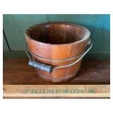Small wood bucket