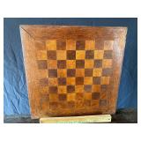 Antique wood game board