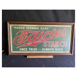 Fairies starch framed advertising