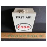 Small esso first aid box metal