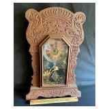 Antique rooster head clock