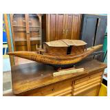 Handmade Asian boat/gondola