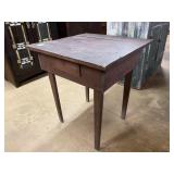 Primitive one drawer table