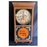 Ward's orange crush clock