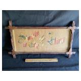 "Simply to thy cross I cling" cross-stitch