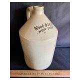 Wood & selick stone jug