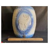 Blue/white salt glaze water keg