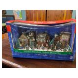 20n piece porcelain lighted house set