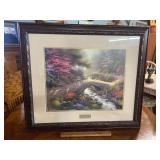 Thomas Kinkade "bridge of Faith" library edition