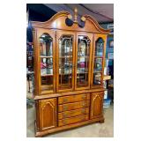 2 piece breakfront hutch Lexington furniture