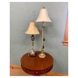 2 table lamps