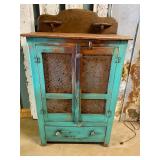 Handmade green pie safe