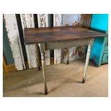 Country handmade 2 board top table