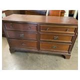 Vintage 6 drawer dresser