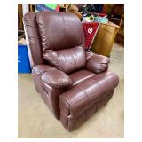 Leather recliner
