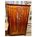 Antique handmade cedar wardrobe