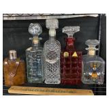 Lot of decanters