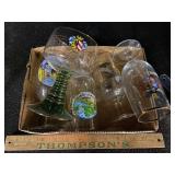 German alcohol glass lot