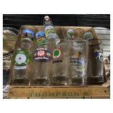 German shot glass and other lot