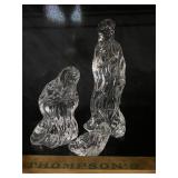 Vintage Lenox crystal nativity
