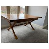 Cushman colonial maple dining table with 2 boards