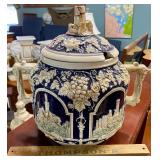 German tureen lid has been repaired