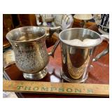 Vintage mustache cup and other