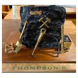 Coal and brass tools