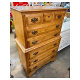 8 drawer maple chest on chest cushman colonial