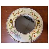 Round decorative mirror