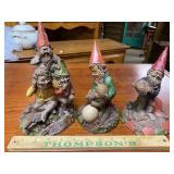 3 Tom Clark gnomes