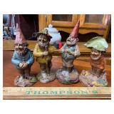 4 Tom Clark gnomes