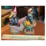 3 Tom Clark gnomes tractors