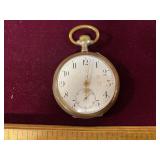 Antique open face pocket watch .800 silver