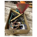Funnels, Folding Ruler, Snips, Bungee Cord