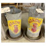 2 MaKomb Chicken Feeders