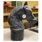 Cast Iron Horse Post Topper