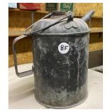 1 Gal. Metal Gas Can - Stamped