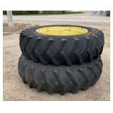 18.4 X 38 JD Dual Rim/Tires