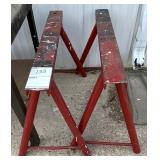 2 Steel Saw Horses