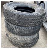Set of Trailer Tires & Rims 235-80-16