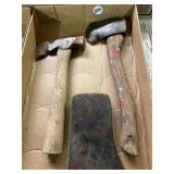 King Kutter Axe Head & 2 Plumb Hatchets