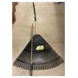 Fan Rake & Small Garden Rake