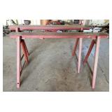 Pair of Metal Saw Horses